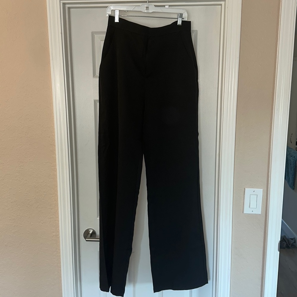 Pretty Little Thing Black Trousers (size 8)